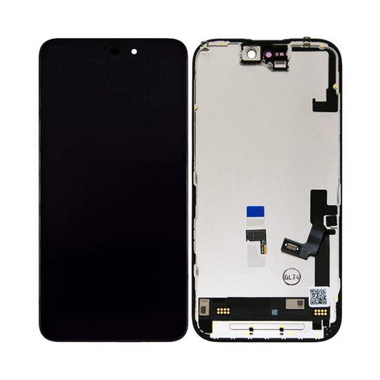 Touch+Display Apple iPhone 16 with IC Replacement Option (JK) Black